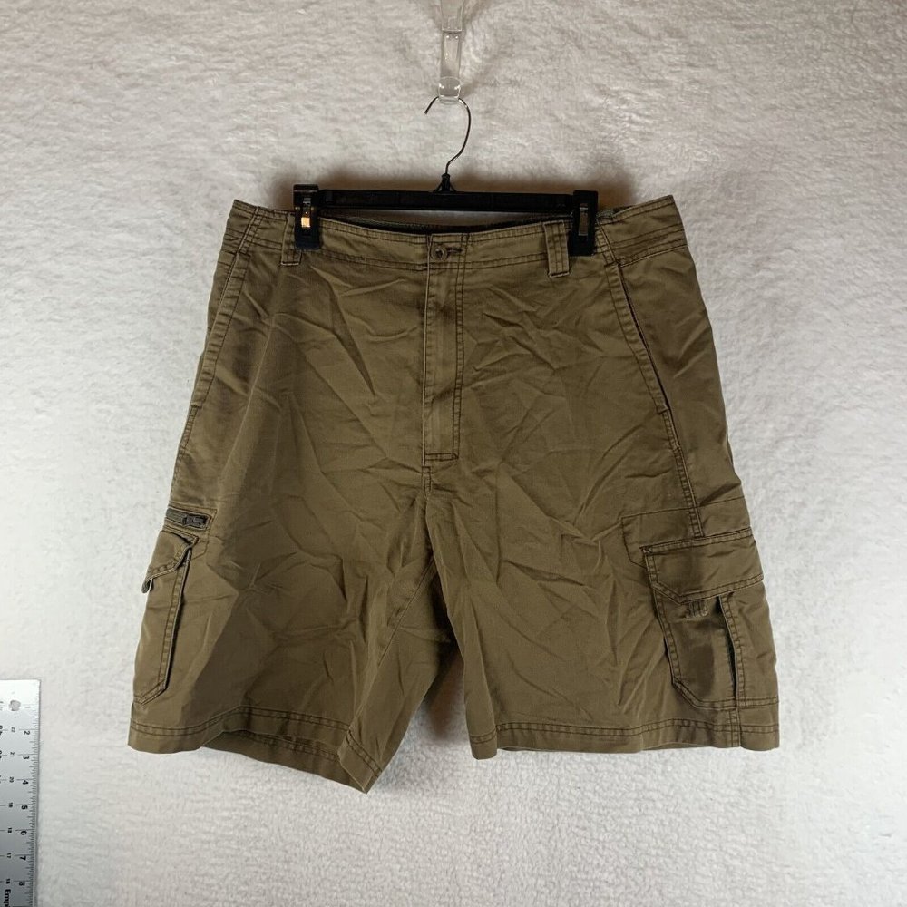REI Cargo Shorts Men's 36 Cotton 9" Inseam High-Rise Hiking Outdoor‎ 7169